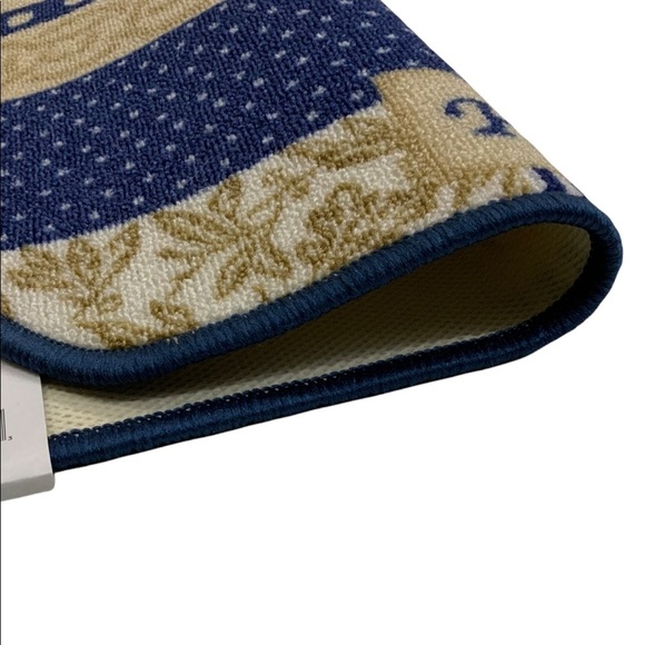 Better Home Home Sweet Home Mat Printed Rug Low Profile 18”X30” Blue Multicolor - Picture 3 of 12